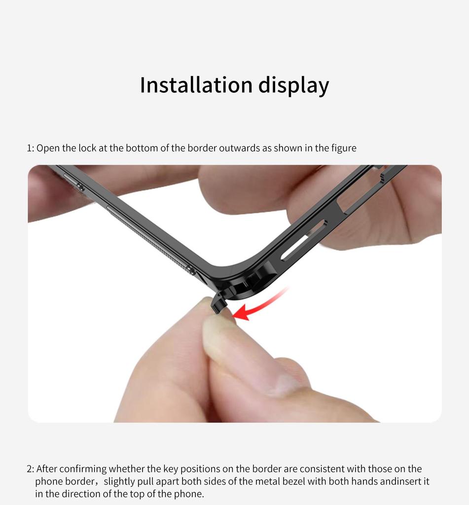 Google 10 Pro XL Metalowa Ramka Rozpraszająca Ciepło Klamra Konik Morski Etui na Telefon