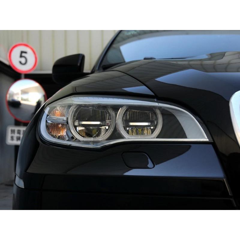 Car Front Headlight Lens Cover For BMW X6 E71 2008-2014 Transparent Left Right Headlamps Lampshad Glass Lamp Shell Masks