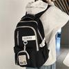 Schoolbag Simple Schoolbag Boys College Students High School Students Large Capacity Girls Backpack College Style Korean Version Couple Backpack