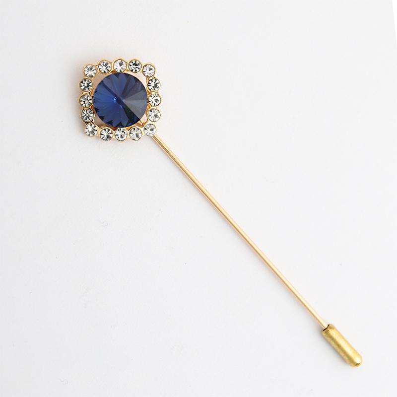 Broche Vintage Unissex Inserção para Blazer Corsage de Ponto Único Broche de Luto