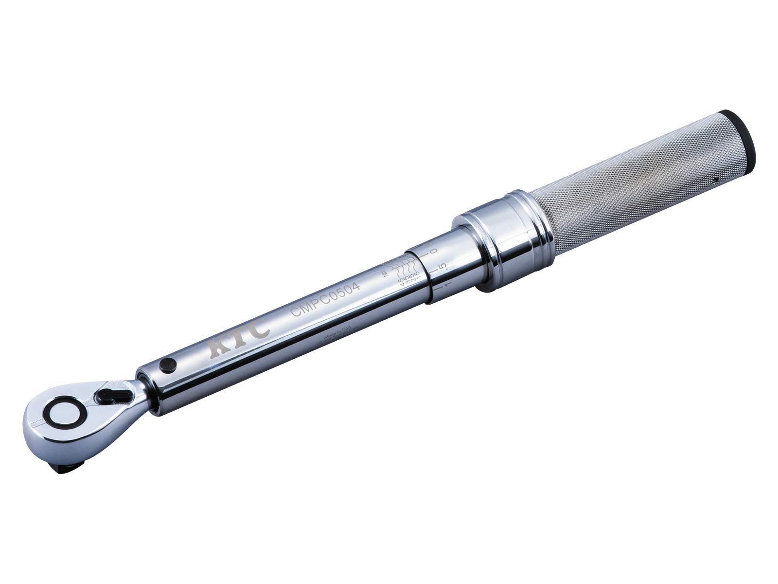 

Kyoto Machinery Tools Preset Type Torque Wrench CMPC0504 (KTC) 12.7SQ 10-50NM
