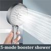 A74E-Pressurized Large Panel Shower Head Multifunctional Bathroom Shower Head Set Rainfall Spraying Bathroom Accessories
