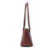 Women's Handbag Large Capacity Genuine Leather Tote Bag Retro Shoulder Tree Cream Vegetable Tanned Cowhide