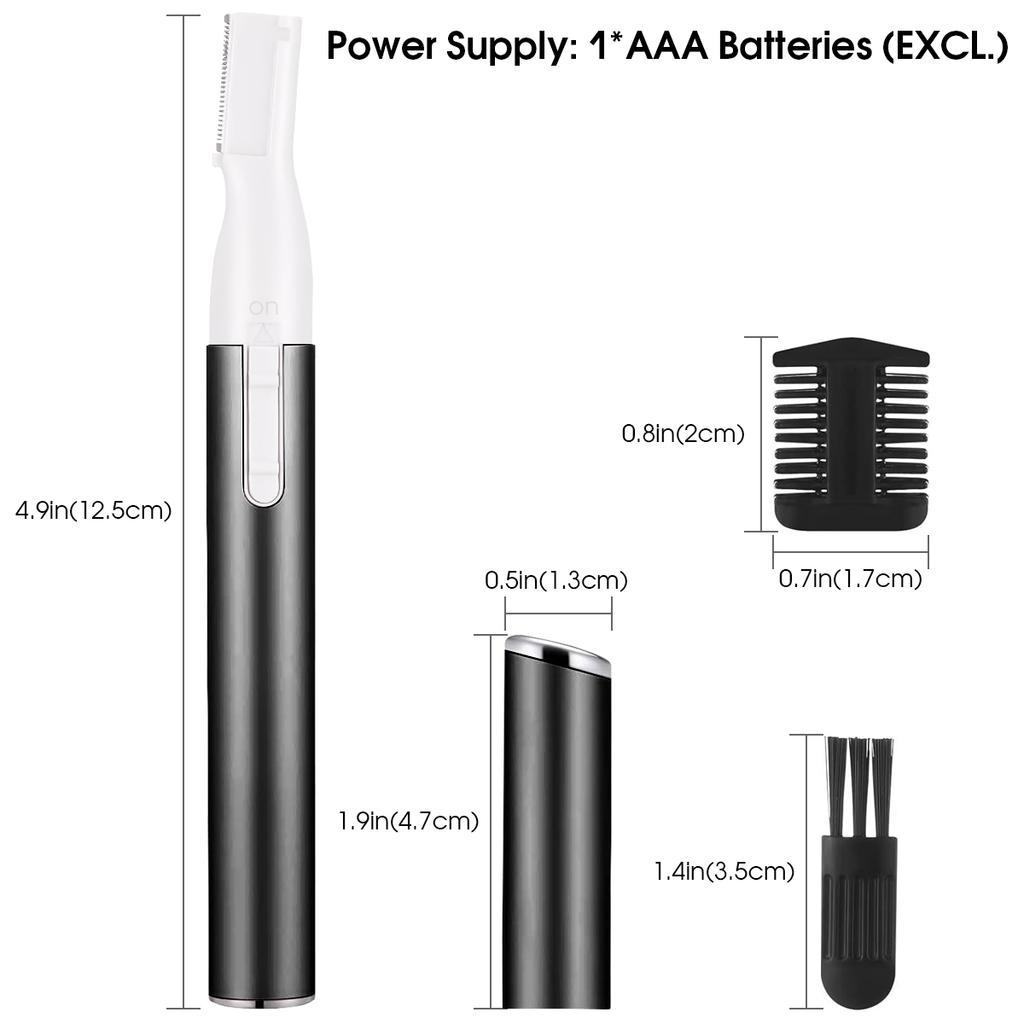 Portable Electric Face Eyebrow Hair Body Blade Razor Shaver Trimmer Face Hair Remover Trimmer Use Lady Beauty Remover Tool