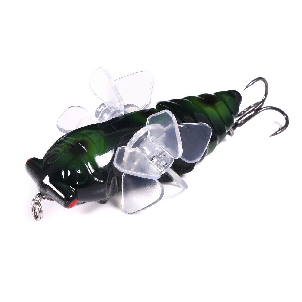 

5cm15.5gSurface Lure Bait Noise Insect Bait Long Casting Vibrating Sinking Swinging Bionic Swimming Bait Freshwater Saltwater Un 7.5cm-15.5g