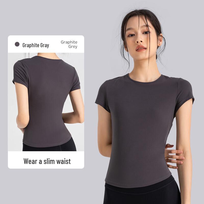 Ayoubu Women s Slim Fit Breathable Yoga & Training Tee