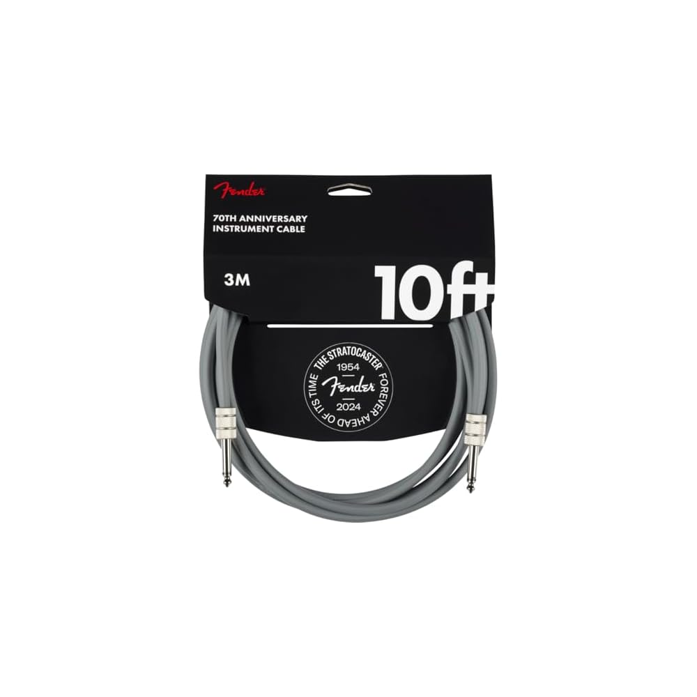 Fender / 10  Anniversary Instrument Cable Gray 10  Fender [Approx. 304cm]