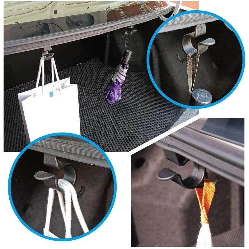 New 1/4pcs Car Umbrella Holder Trunk Umbrella Storage Organizer Mount Hook Mini Hanger Holders Auto Interior Accessories