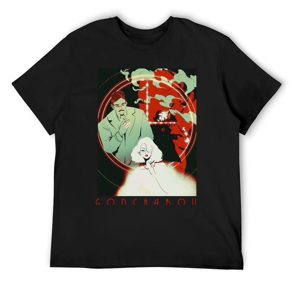 Goncharov Vintage T-Shirt Quick Drying Anime Tshirt Cotton T Shirt Men