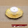 Ceramic Backflow Incense Burner & Holder: Japanese Ornament for Buddha Incense Sticks & Lotus Coil.