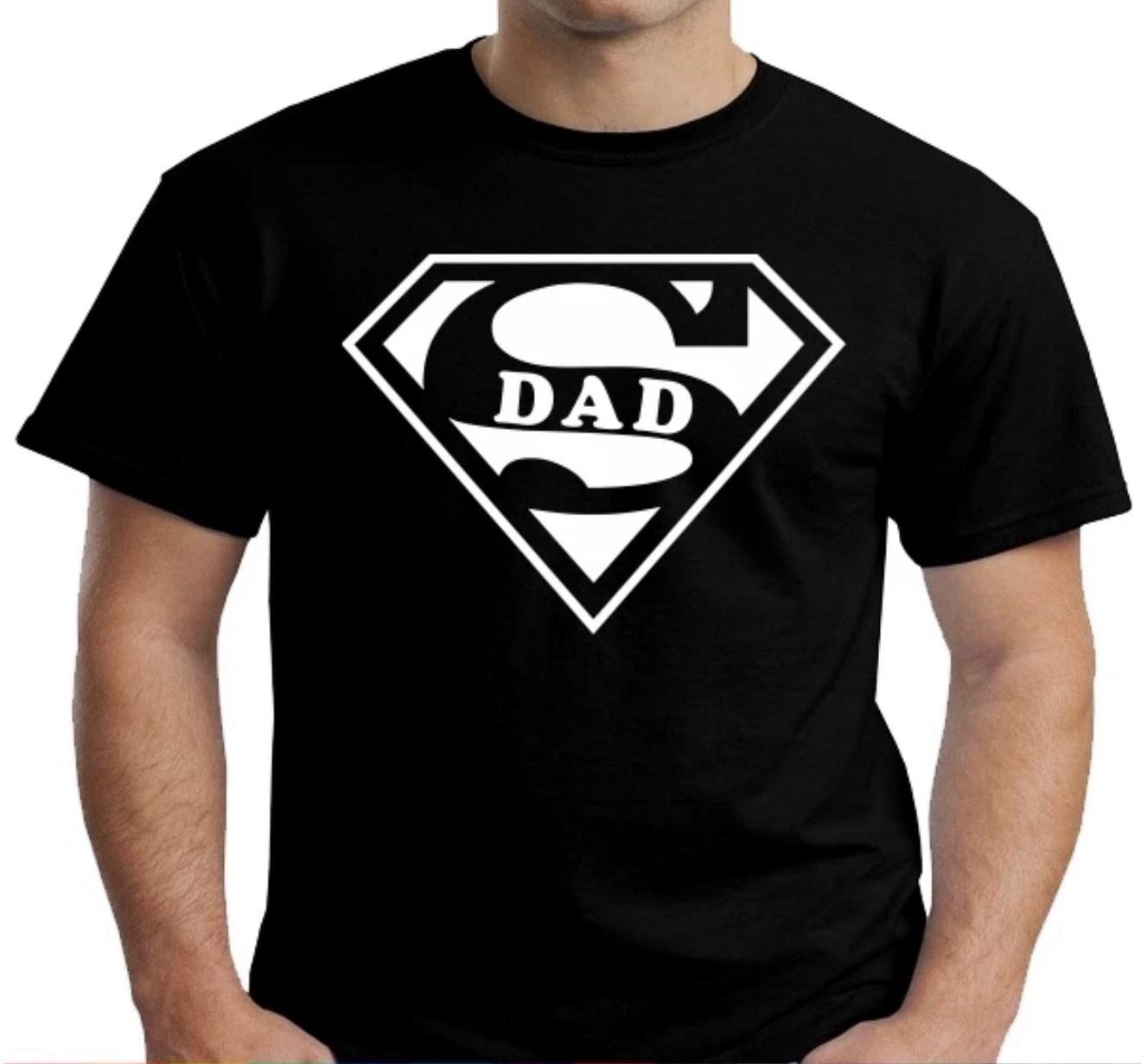 Super Dad T Shirt Funny Daddy Husband Fathers Day Birthday Gift Tee Summer Tee XXL