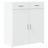 VidaXL Buffet blanc 80x42,5x93 cm bois d'ingénierie, armoire, armoire latérale, armoire de rangement, armoire, placard, 3281469