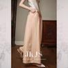 JK&JS Flowy High-Waisted Wide-Leg Pants