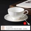 Caneca Porcelana de Osso borda dourada conjunto de xícaras de café luxo flor cerâmica xícara e pires inglês negócios Hotel utensílios de café americanos caneca