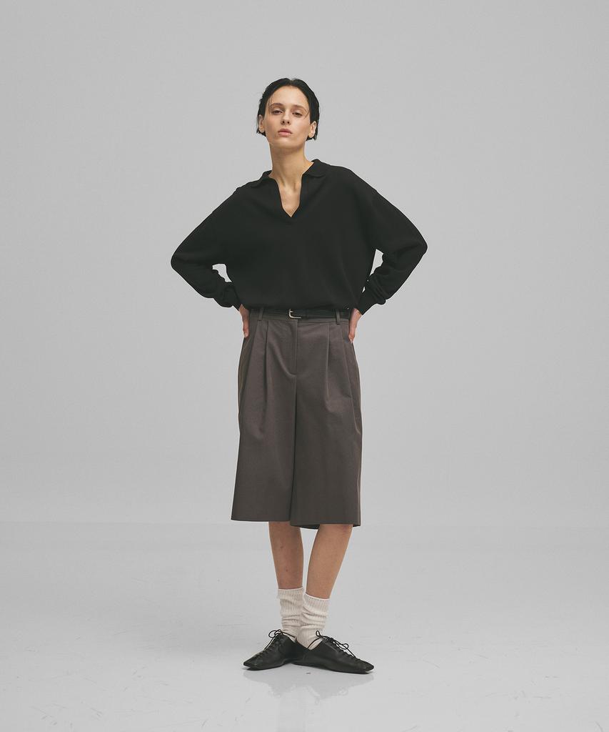Another Office Woman W. Officer Bermuda Pants (Graphite)