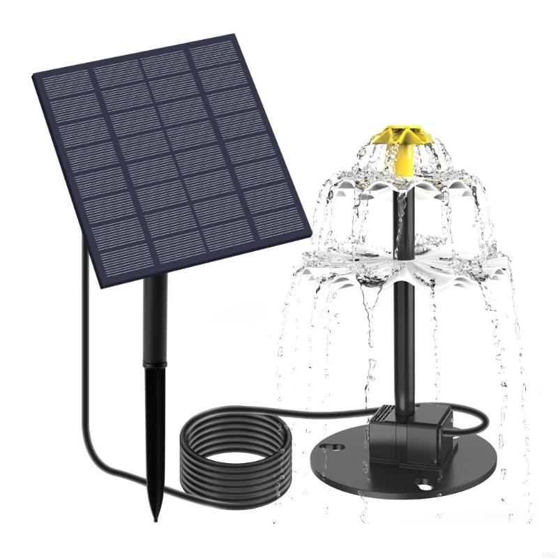 Solar Powered Water Pumps For Bird Baths Multiple Sprays Option Easyly Install Solars Garden Pumps J0MC