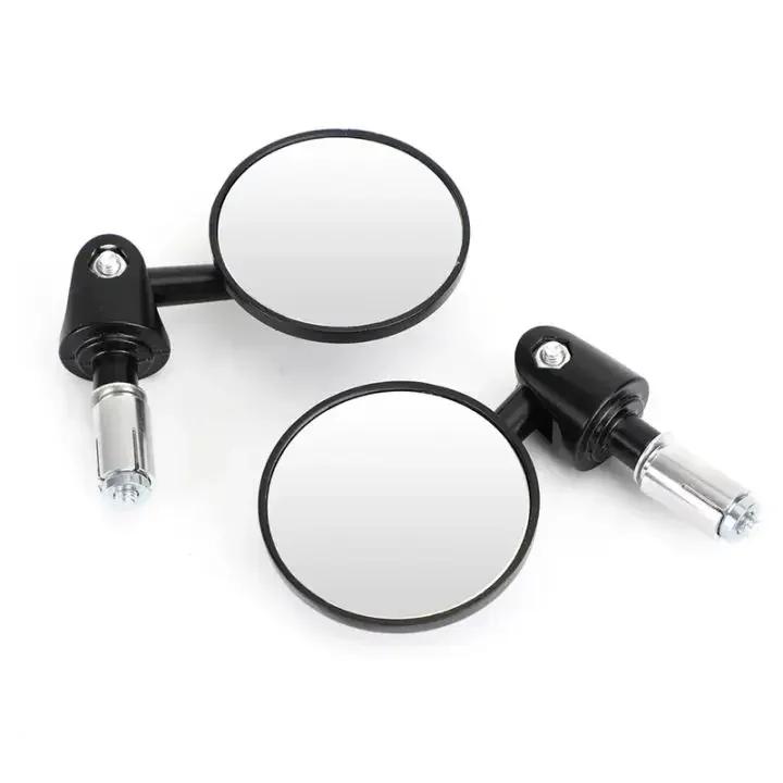 Extended Handlebar Rearview Mirror for Motorcycle Wide View Blind Spot Safety