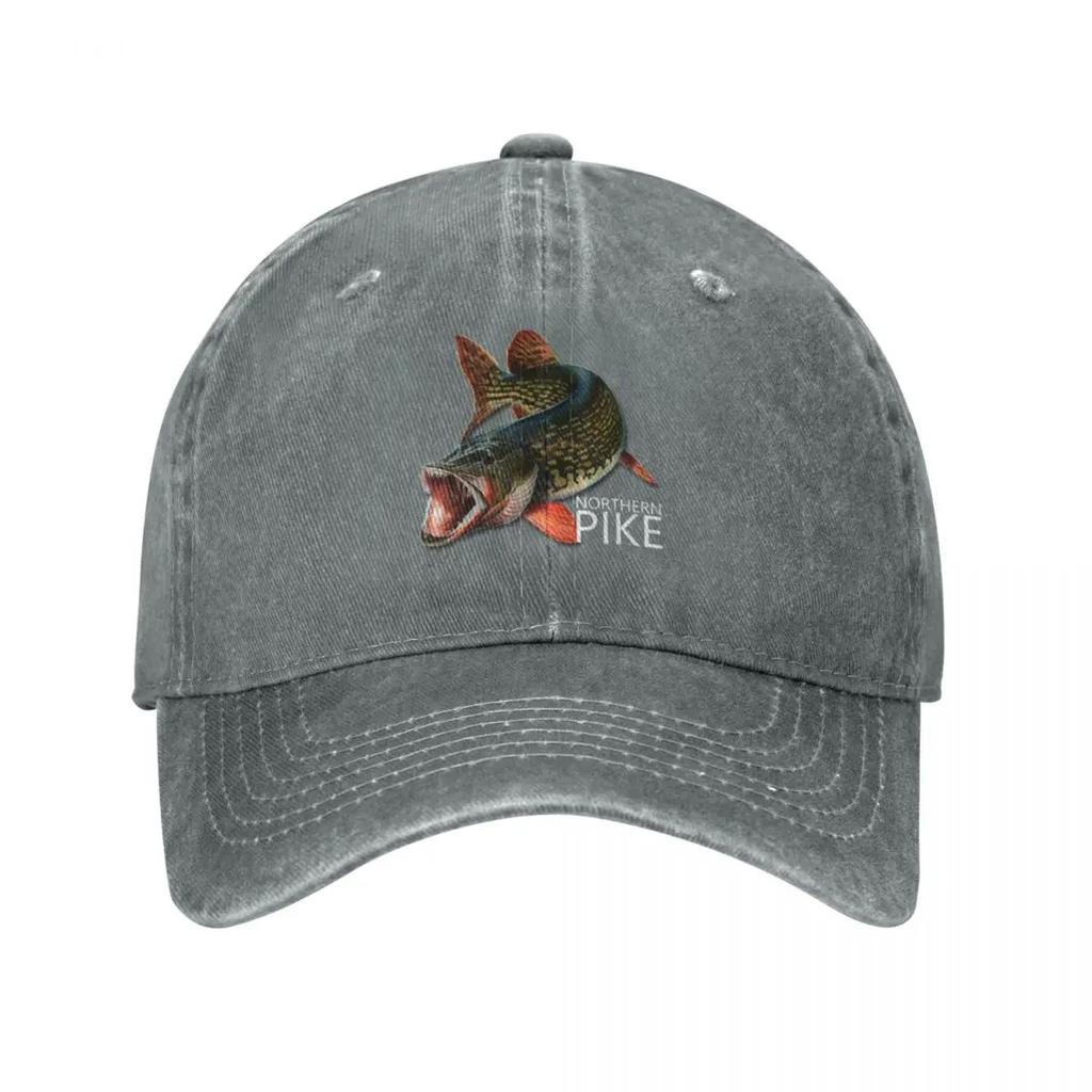 Northern Pike Fish Baseball Cap Beach Hat Baseball Cap Cute Designer Hat Women Hats Unisexs