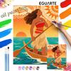 Disney Moana Oil Painting by Numbers Art Kit. Handmade Diy Painting Home Decoration Gifts