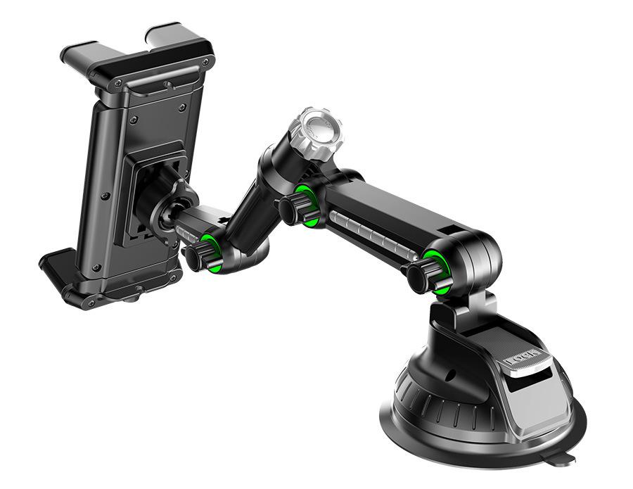 Autohalterung mit Saugnapf für Telefon und Tablet mit verstellbarer Verlängerung
