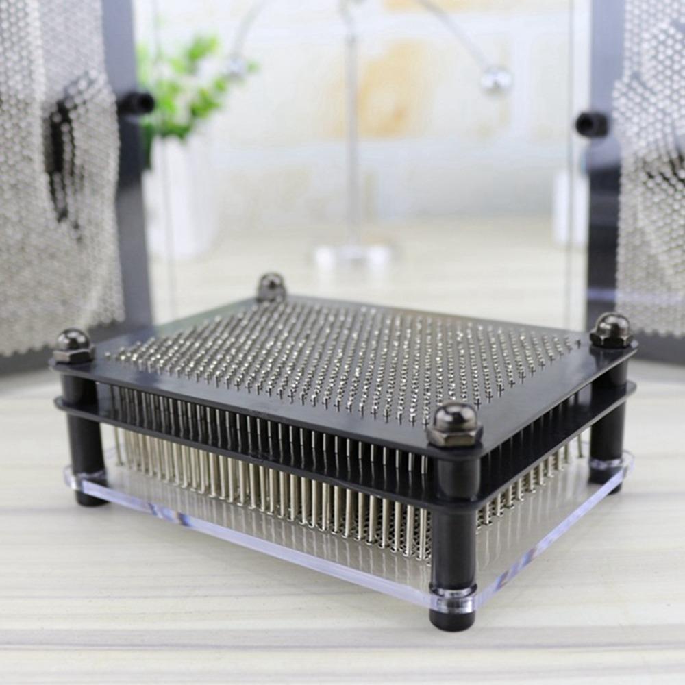 3D Pin Art Pin Art Toy Metal Three Dimensional Toy Needle Toy Office Desk Decoration S