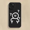 For iPhone 15 Pro Max Case Cartoon Matchman Silicone Phone Case For iPhone 16 15 14 13 12 11 XS XR X 7 8 16 Plus Soft TPU Cover