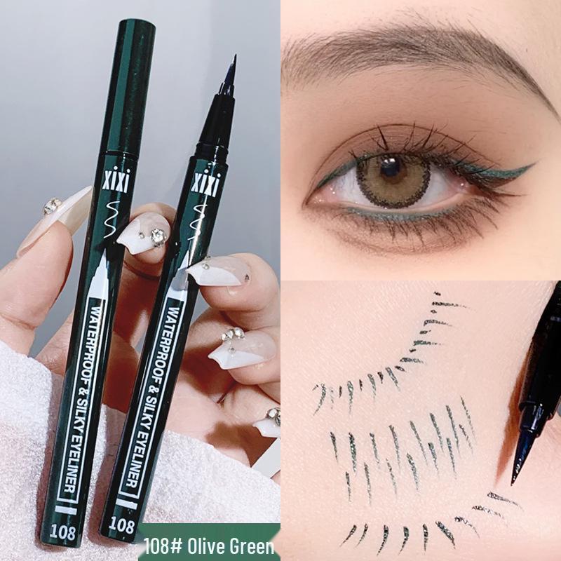 Waterproof Colorful Eyeliner Pen - Thin, Easy To Apply, Long-lasting, Smudge-proof for Beginners