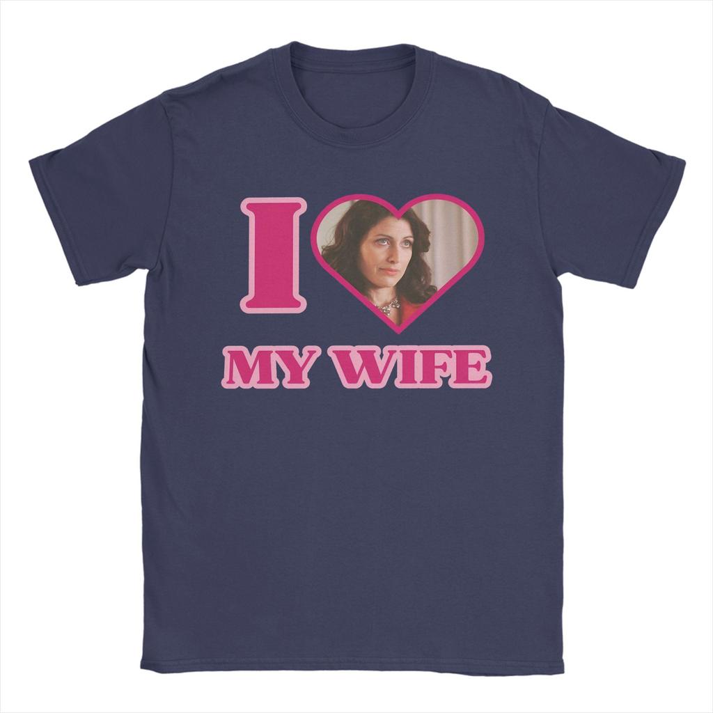 Übergroßes T-Shirt I Love Lisa Cuddy House MD Baumwoll-T-Shirts Hip-Hop T-Shirt für Männer Sommer Geniales Kurzarm-Top T-Shirts