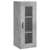 VidaXL Wall Cabinet Concrete Grey 34.5x34x90 Cm 828928