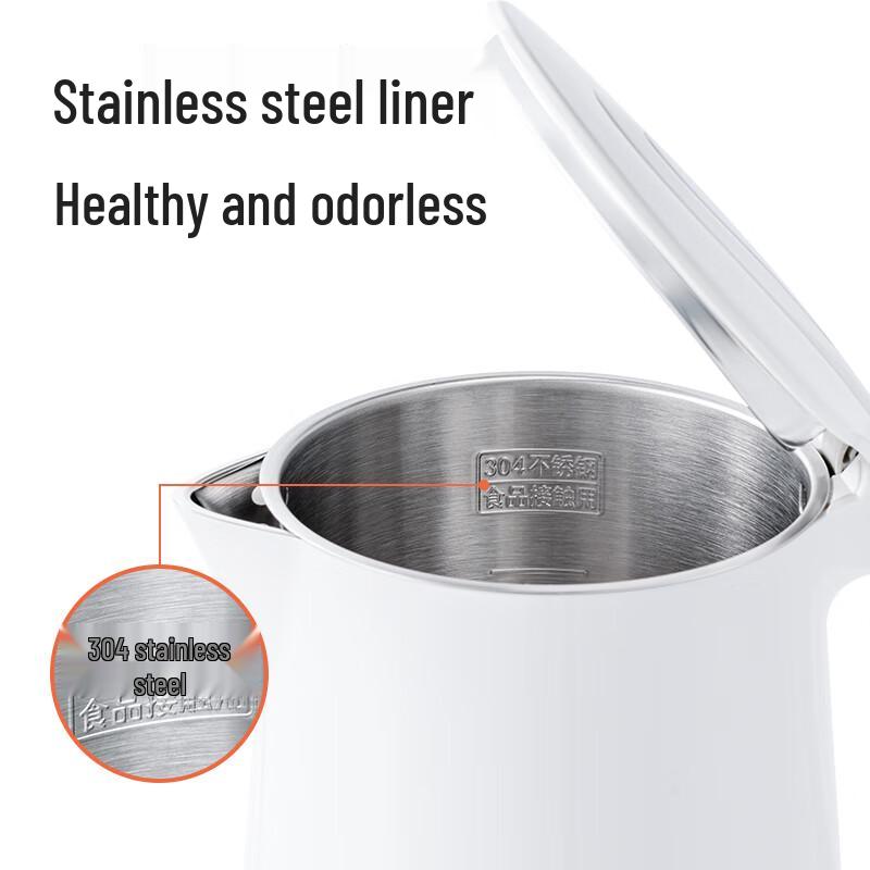 Deli 1.7L Electric Kettle with Seamless Stainless Steel Liner