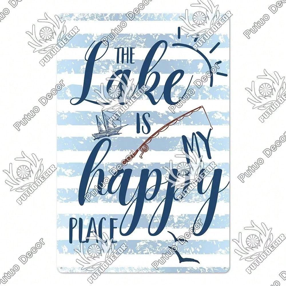 

Metal Wall Art Decor 20x30cm Tin Sign Vintage Home Gift
