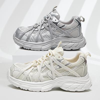 New Shoes Women's Shoes Versatile Platform Dad Shoes Summer Breathable Sports Shoes Women's Shoes Casual Shoes