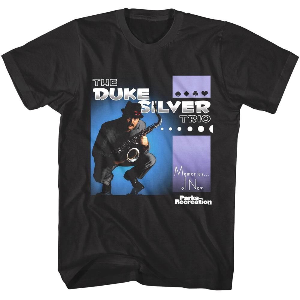 Parks and Recreation Duke Silver Memories of Now Men T Shirt XL