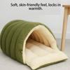 Cozy Cat Bed Tent Soft Pet Nest Cave Warm Sleeping Bag for Cats Dogs Puppies Indoor Outdoor Living Room Winter Pet Supplies