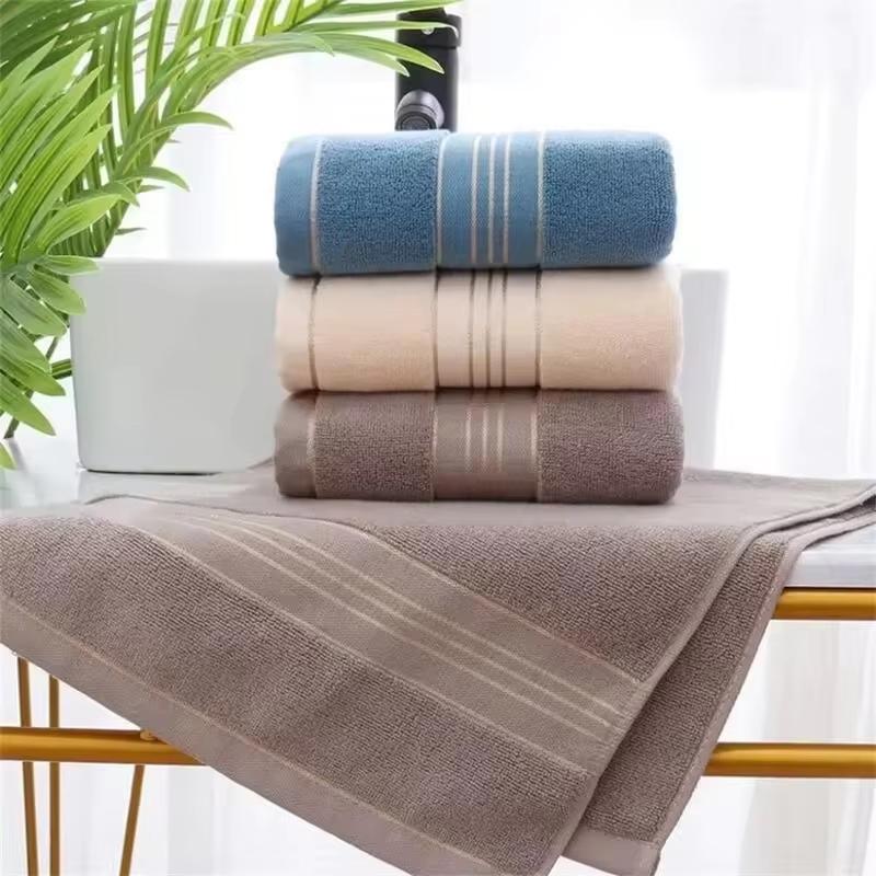 1 Towel Thickened Absorbent Towel Pure Cotton Quick Absorbent Soft Quick Dry Thickened Face Towel