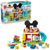 LEGO DUPLO Mickey Mouse Clubhouse Toy Set with Mickey, Minnie, and Pluto for Kids Age 1.5 To 4, Educational Building Blocks