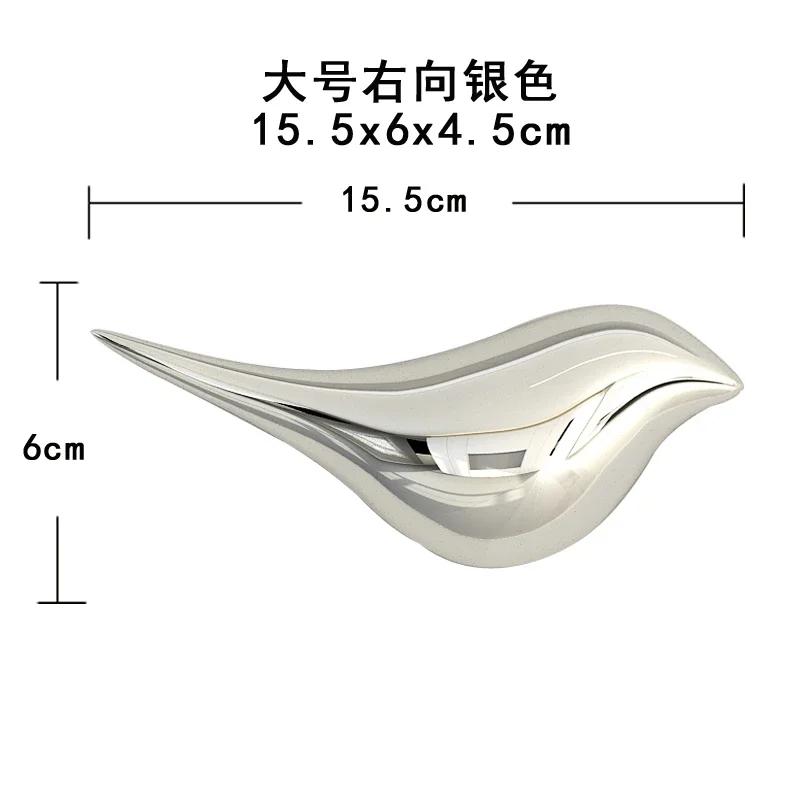 Stereoscopic Wall Hanging Ornaments Bird Living Room Wall Background Display Plating Decor Golden Bird Sofa TV Decor Accessories