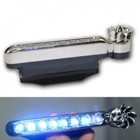 High Visibility Wind Powered Car LED Light for Daytime Use with Easy Mount