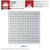 Larsd Pressurized Square Overhead Shower Head