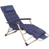 Chaise longue - Springos® - Pliable - Coussin réversible - Appuie-tête amovible - Repose-pieds réglable