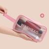 Waterproof Matte Cosmetic Bag Large Capacity Cosmetic Storage Bag Portable Transparent Travel Toiletry Bag Bathroom Accessories