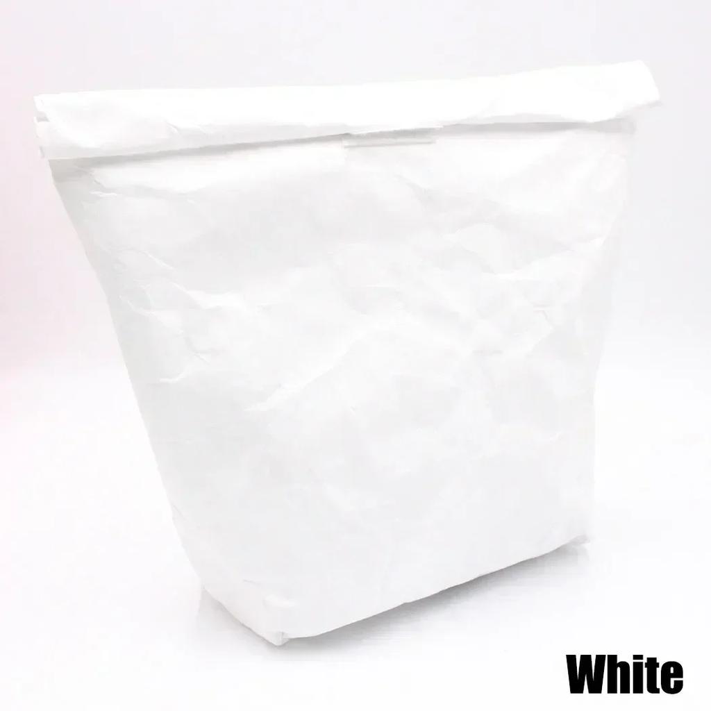 Multi Color Waterproof Sealed Bag Insulation Bag Kraft Paper Lunch Packaging Bag Office Workers Portable Tear Resistant Washable