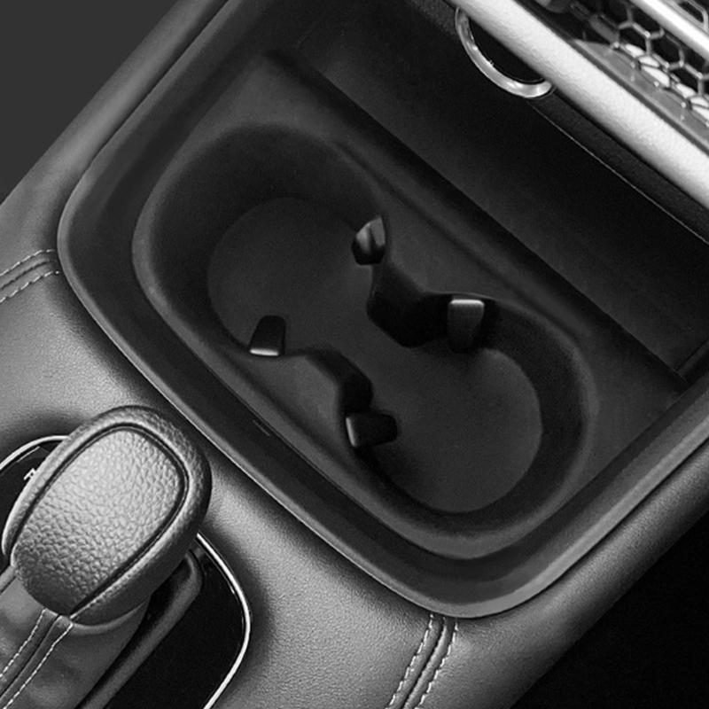 Waschbare Silikon-Becherhalter-Organizer für ausgewählte SUV-Modelle, Innenraum-Organisation, Getränkehalter-Schutz