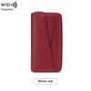 New Anti-magnetic Women's Wallet, Liwen Multi-compartment Passbook, Long Wallet, Simple and Large-capacity Clutch.