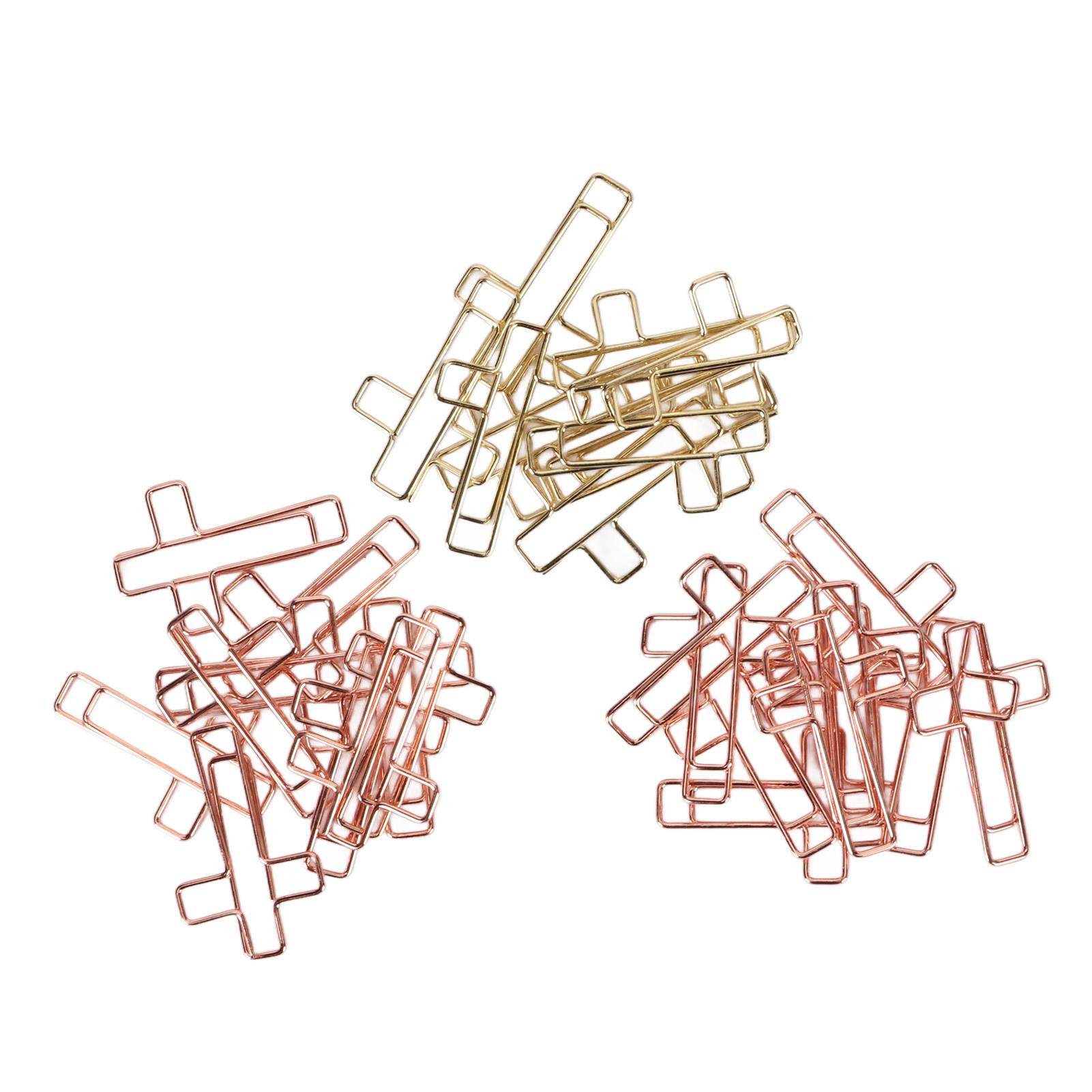 30PCS Clips Mignons en Métal Petits Multifonctionnels en Forme Amusante Pour Maison École Bureau