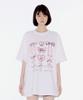 YOUHEE Ribbon Graphic T-Shirt_White