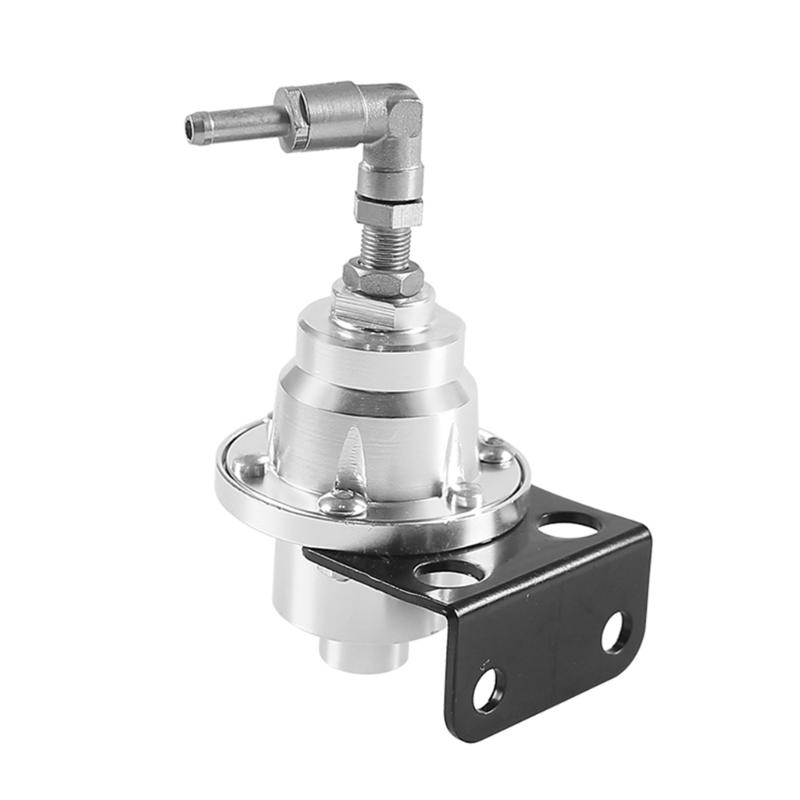 Adjustable Fuel Pressure Regulator with Gauge Kit 7Colors Aluminum Car Refitting Fuel Supercharger Universal