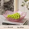 Nordic Style Crystal Fruit Bowl - Elegant Candy & Snack Display for Living Room Coffee Table