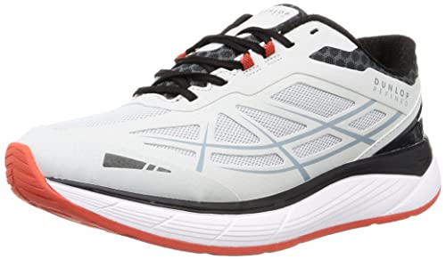 Dunlop Refined Knee-Friendly Cushioned Walking Shoes OF007 Light Gray, Size 28.0cm