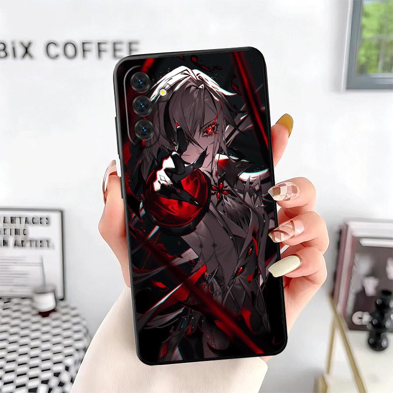 Genshin Impact Arlecchino Soft Phone Case for Samsung A17 A37 A57 A16 A26 A36 A56 A15 A25 A35 A55 A14 A24 A34 A54 A13 A23 A33 A5